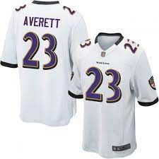 Men Baltimore Ravens #23 Anthony Averett White Nike Limited Player NFL Jersey